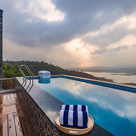 Saffronstays Kaia Waters By Kosha Villas, Pawna - Greek Style Villa With Panoramic View Of Pawna Lake Kolvan Exteriér fotografie