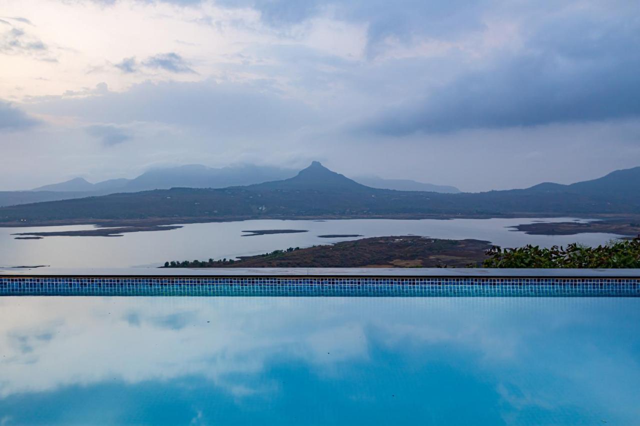 Saffronstays Kaia Waters By Kosha Villas, Pawna - Greek Style Villa With Panoramic View Of Pawna Lake Kolvan Exteriér fotografie